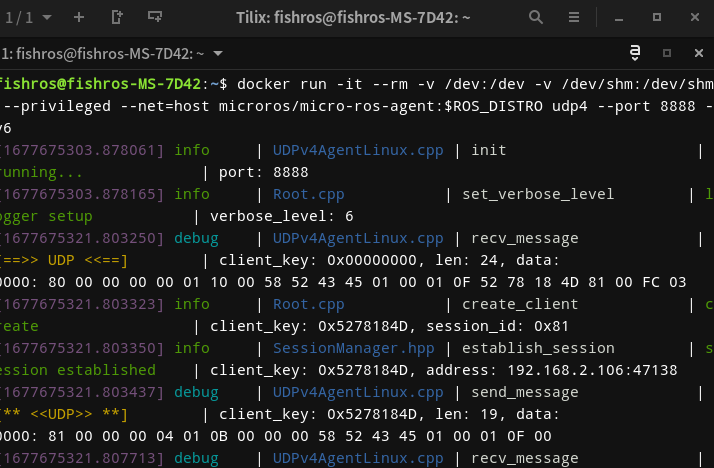 接入成功后截图